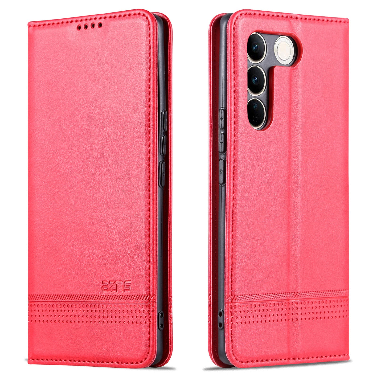 AZNS For vivo S16 S16 Pro Phone Stand Case PU Leather Wallet Magnetic Phone Cover