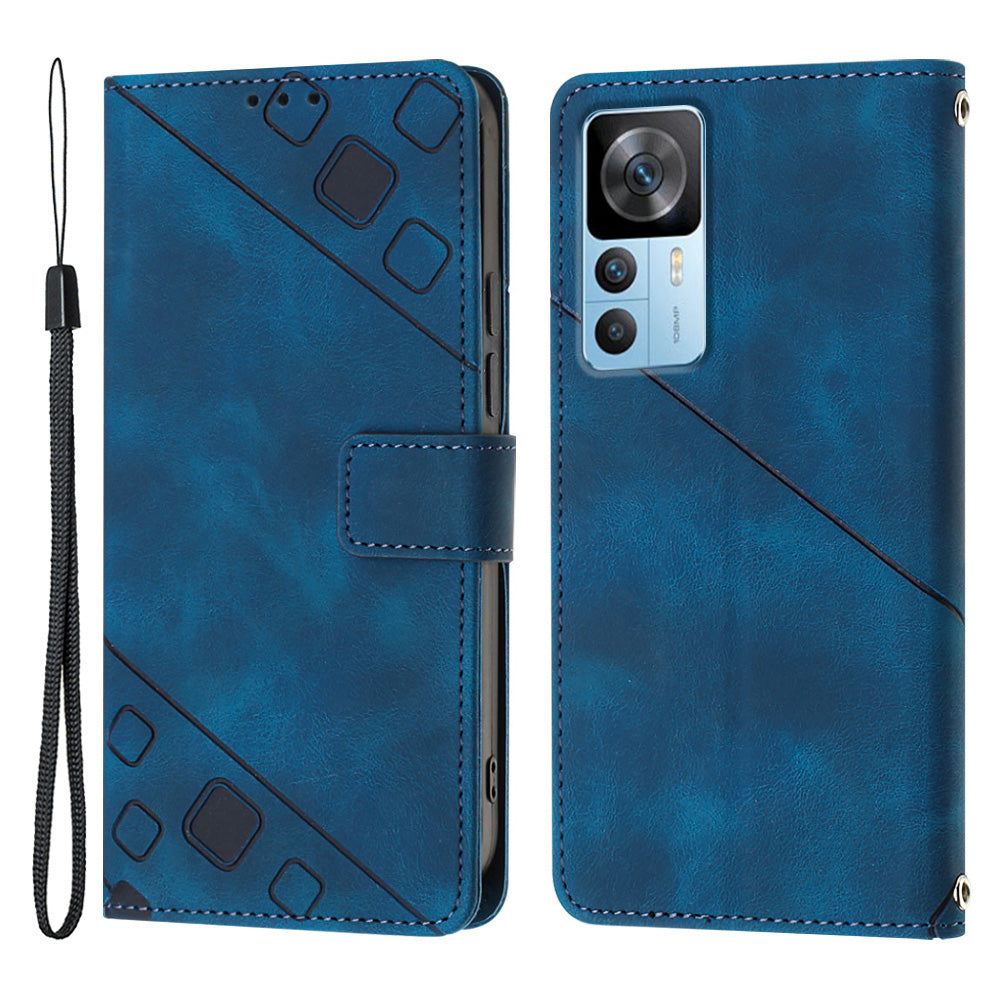 For Xiaomi Redmi K50 Ultra 5G 12T 5G 12T Pro 5G PT005 YB Imprinting Series-6 Wallet Phone Stand Case Skin Touch PU Leather Phone Cover
