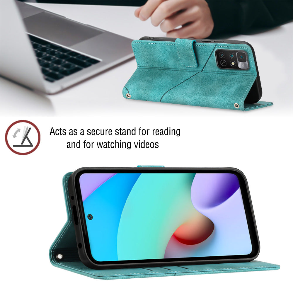 For Xiaomi Redmi 10 4G (2021) Redmi 10 2022 4G Redmi 10 Prime Note 11 4G (MediaTek) Stand Phone Case Wallet Leather Phone Cover