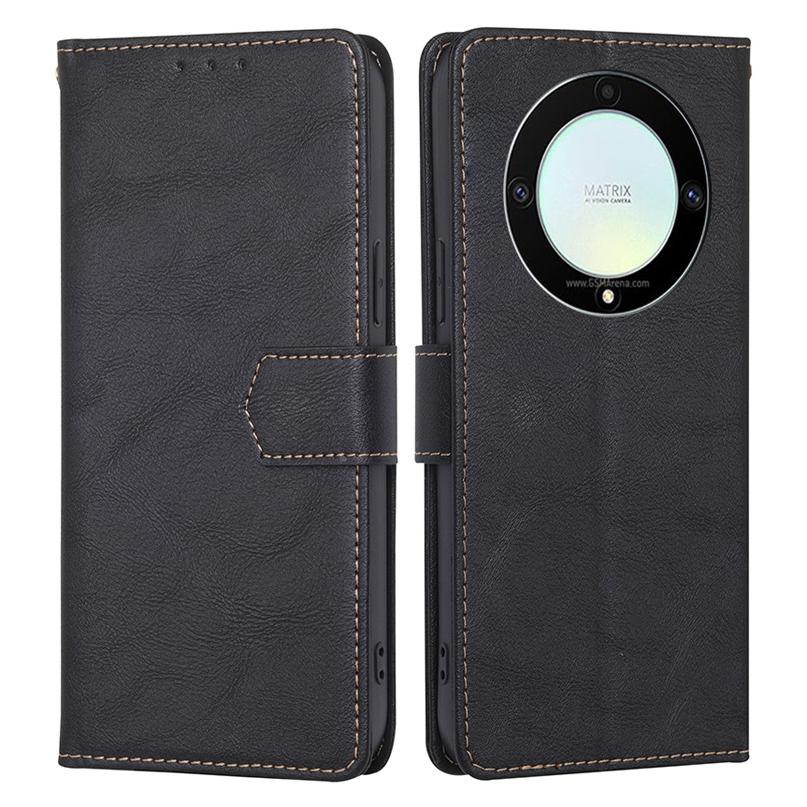 For Honor X9a 5G X40 5G Magic5 Lite 5G RFID Blocking Phone Leather Case Stand Wallet Phone Cover