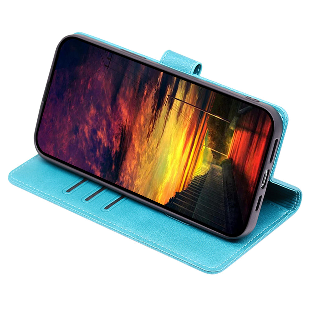 Cell Phone Case for Honor X9a 5G X40 5G Magic5 Lite 5G PU Leather Calf Texture Stand Wallet Phone Cover