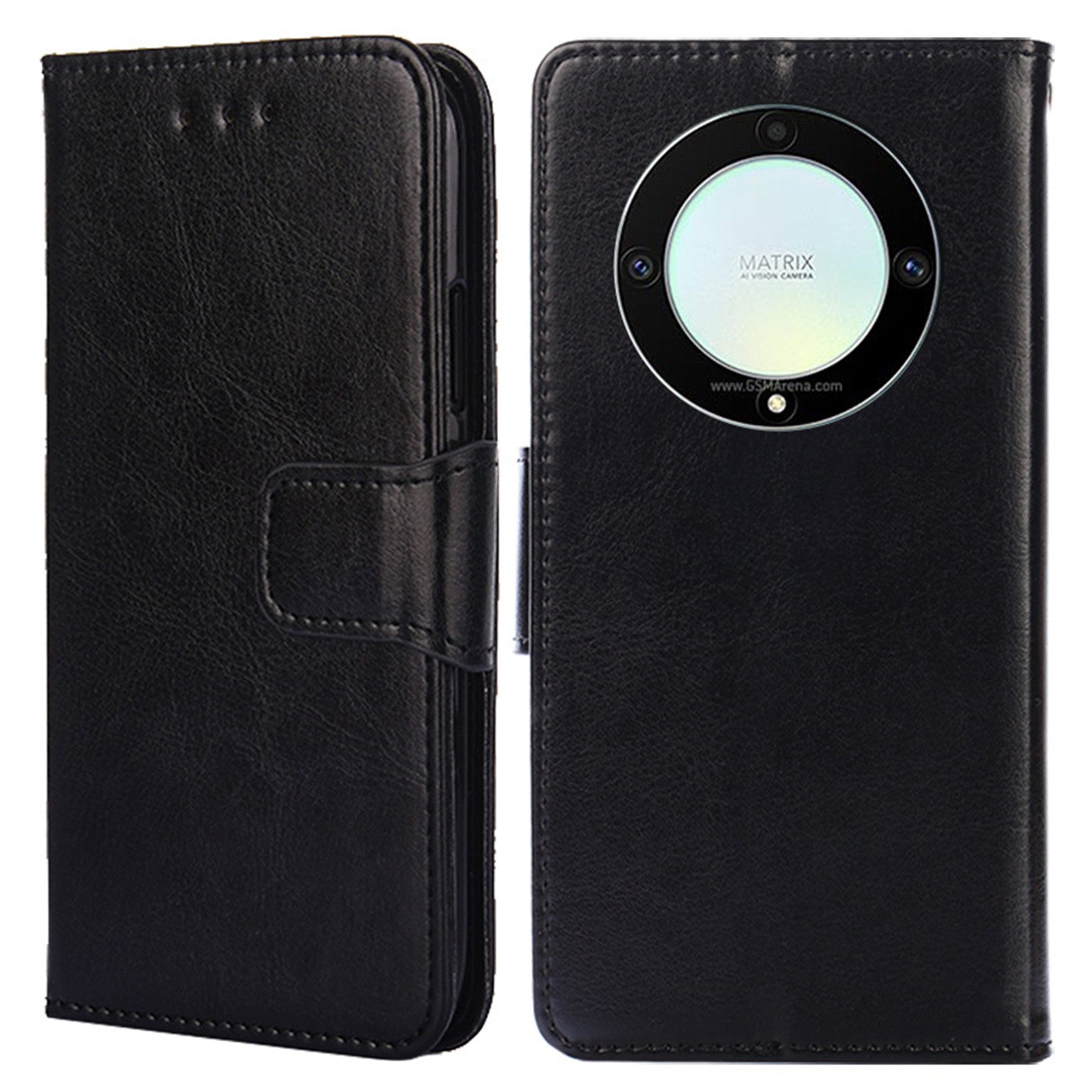 For Honor X9a 5G X40 5G Magic5 Lite 5G Cell Phone Cover PU Leather Stand Wallet Protective Phone Case