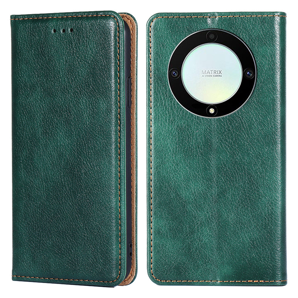 For Honor X40 5G X9a 5G Magic5 Lite 5G PU Leather Wallet Phone Case Magnetic Auto-closing Shockproof Stand Cover