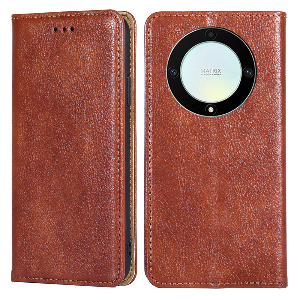 For Honor X40 5G X9a 5G Magic5 Lite 5G PU Leather Wallet Phone Case Magnetic Auto-closing Shockproof Stand Cover
