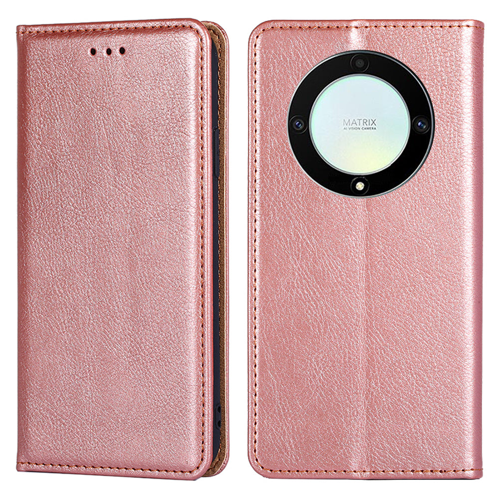 For Honor X40 5G X9a 5G Magic5 Lite 5G PU Leather Wallet Phone Case Magnetic Auto-closing Shockproof Stand Cover