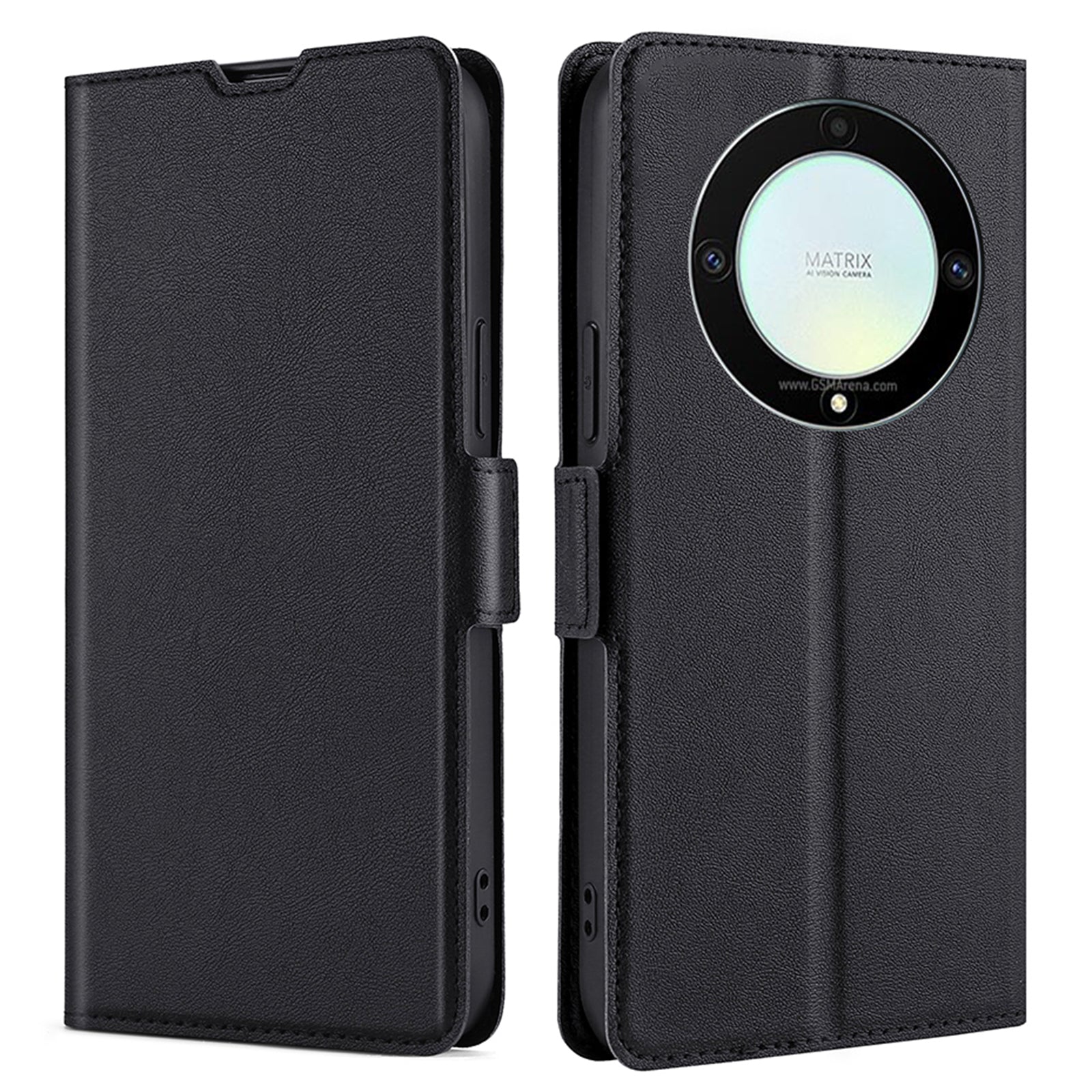 Phone Case for Honor X9a 5G X40 5G Magic5 Lite 5G PU Leather Stand Card Holder Phone Cover