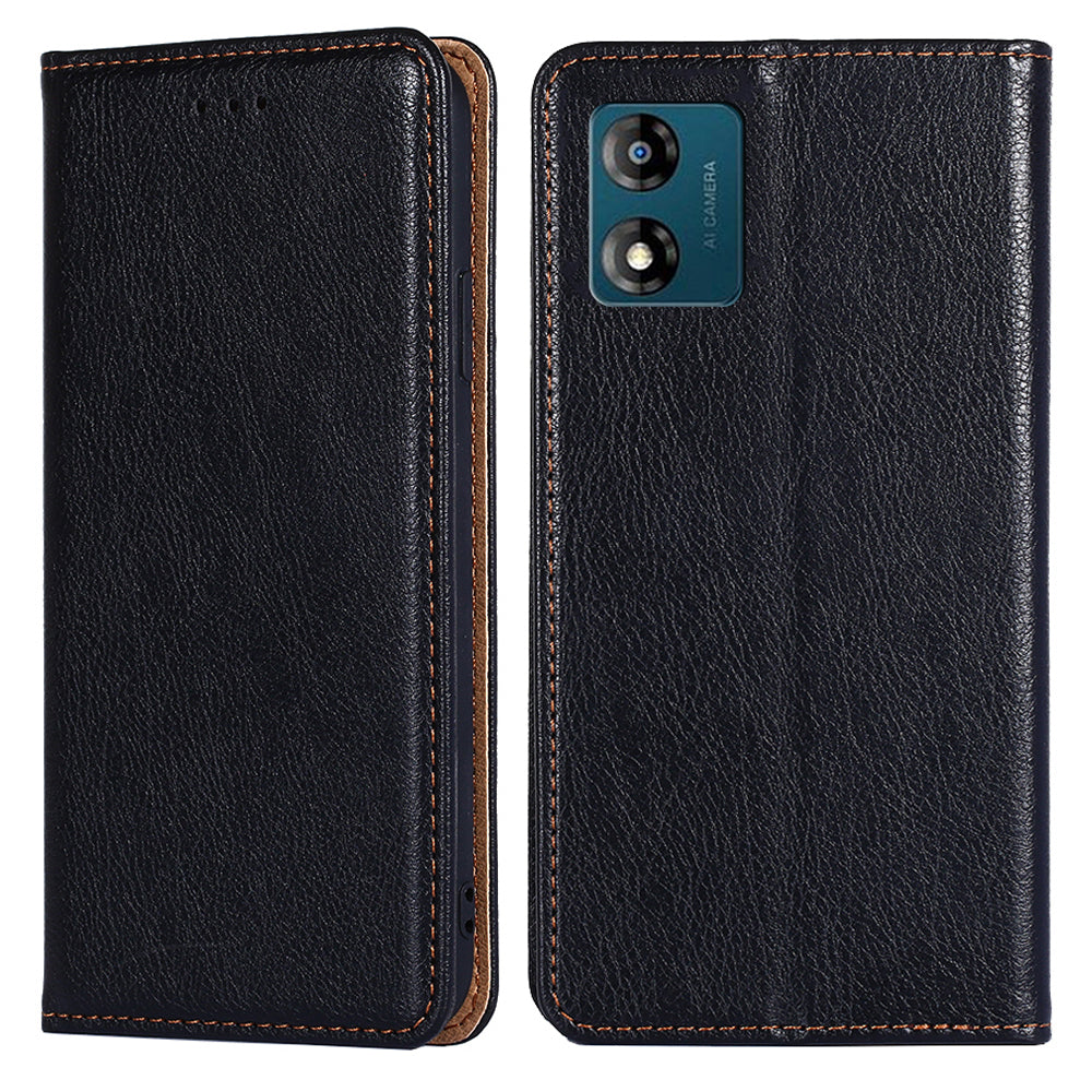 Mobile Phone Case for MOTO E13 4G PU Leather Protective Cover Wallet Stand Case