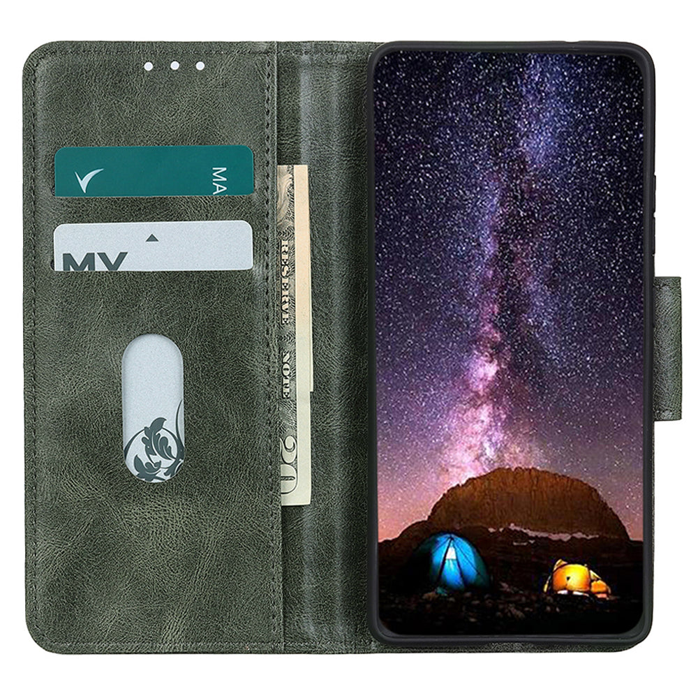 For Honor X9a 5G X40 5G Magic5 Lite 5G Crazy Horse Texture Phone Case Stand PU Leather Wallet Cover