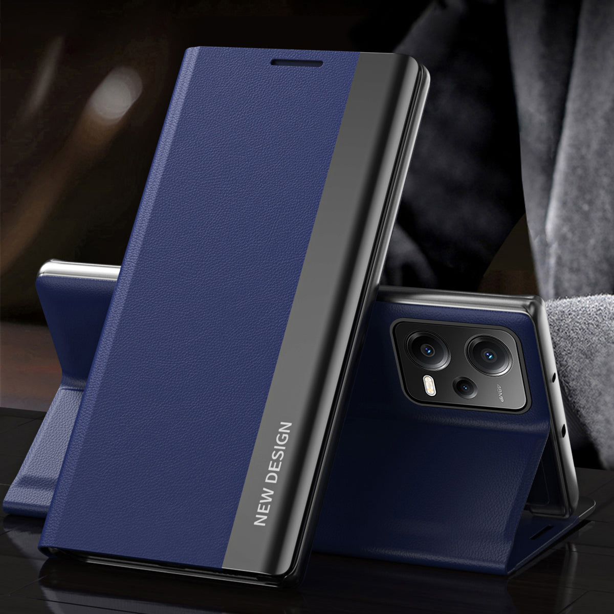 For Xiaomi Poco X5 5G Redmi Note 12 5G (Global) (India) (China) Electroplating Phone Case PU Leather Stand Phone Cover