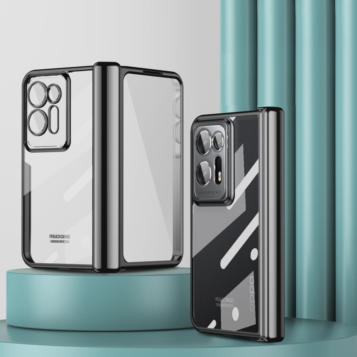 Phone Case For Oppo Find N2 5G Magnetic Hinge Anti-drop Hard PC Phone Cover with Screen Protector