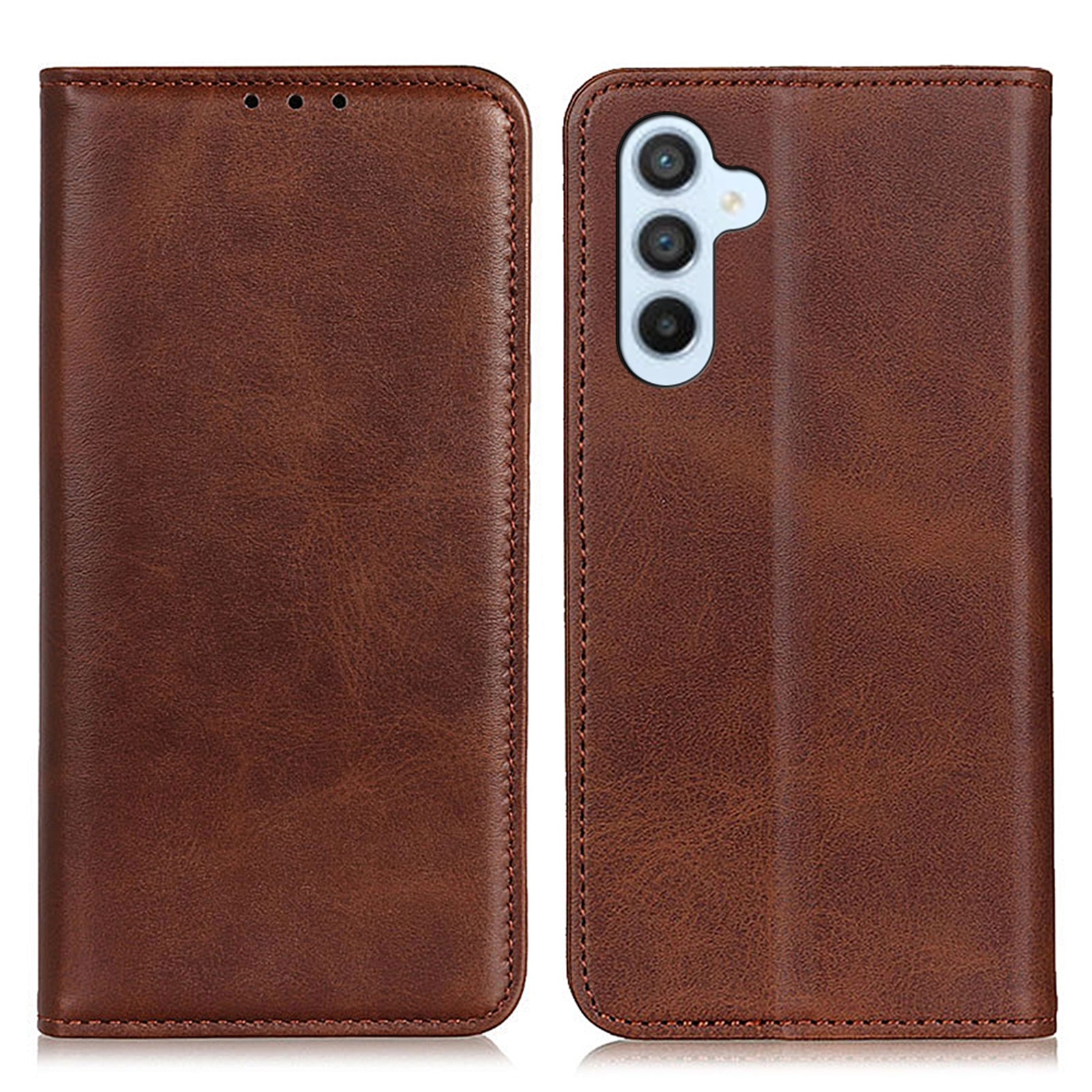 Split Leather Wallet Case for Samsung Galaxy A24 4G Flip Book Stand Shockproof Phone Cover