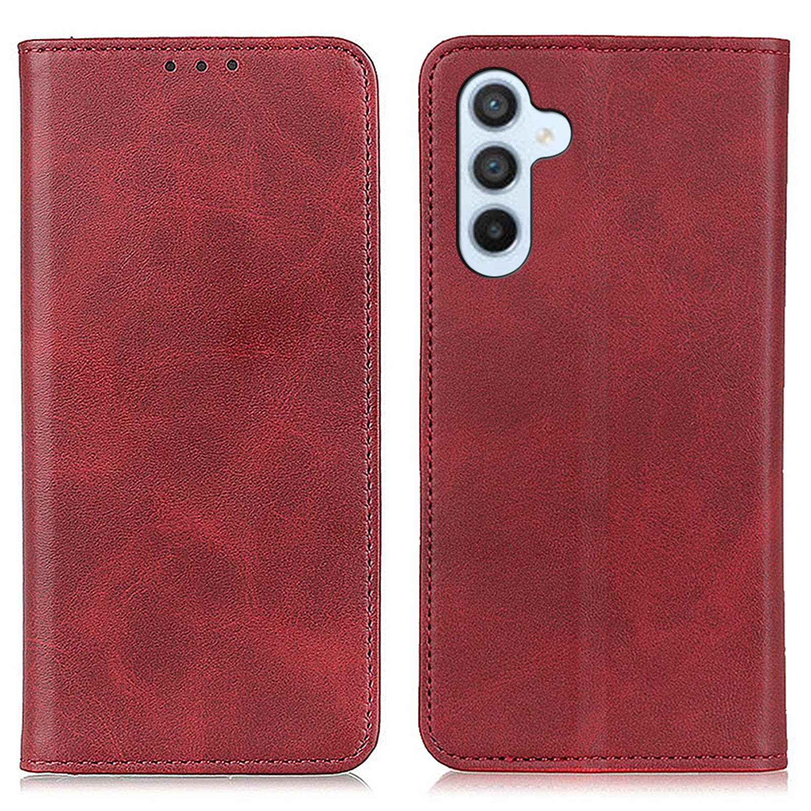 Split Leather Wallet Case for Samsung Galaxy A24 4G Flip Book Stand Shockproof Phone Cover