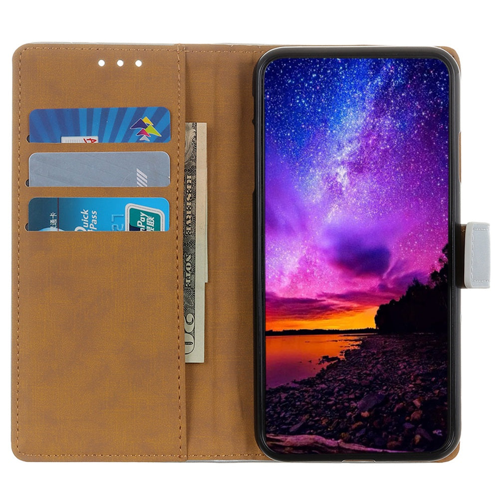 For Samsung Galaxy A24 4G PU Leather Wallet Phone Case Stand Anti-Scratch Protective Phone Cover
