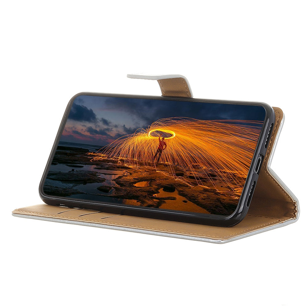 For Samsung Galaxy A24 4G PU Leather Wallet Phone Case Stand Anti-Scratch Protective Phone Cover