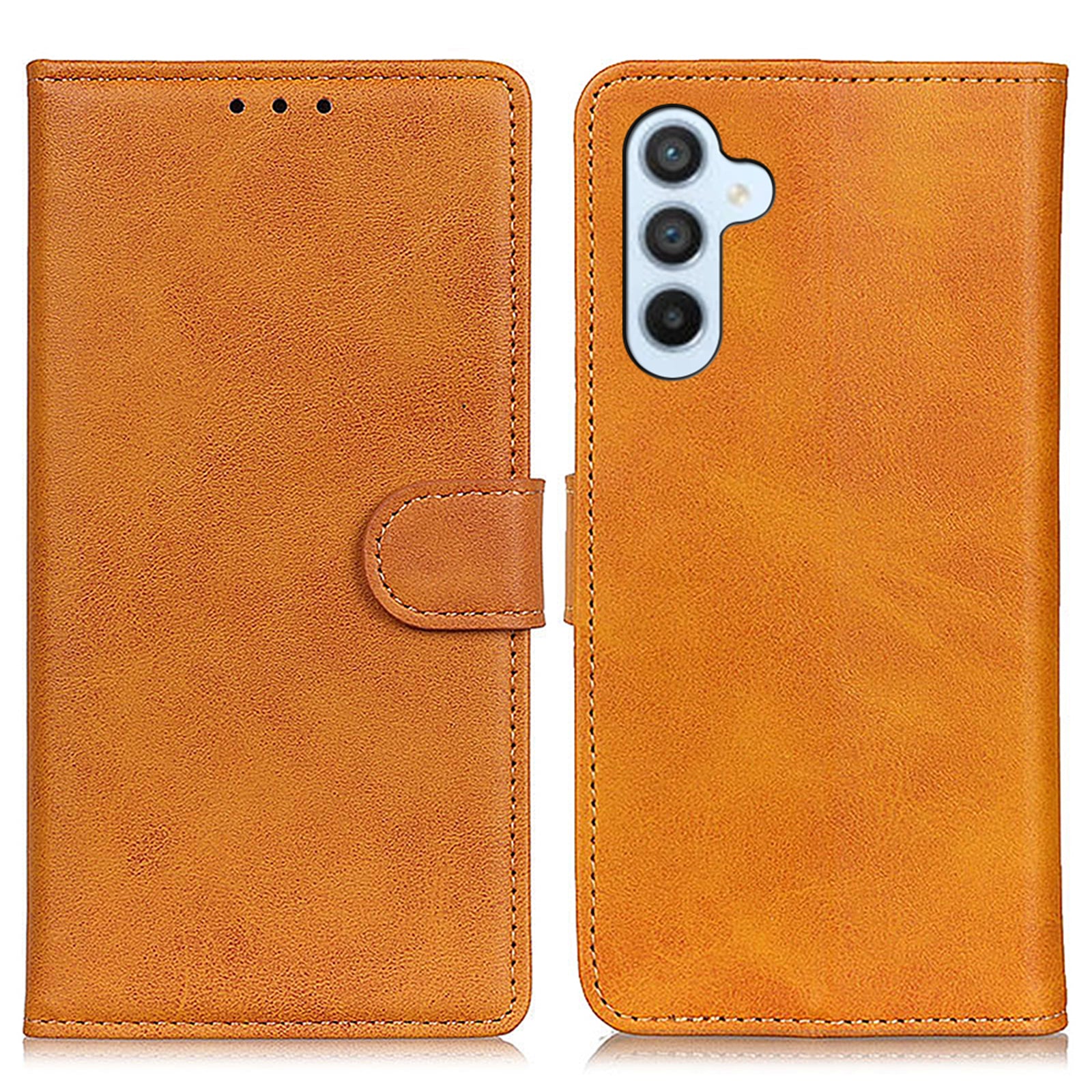 For Samsung Galaxy A24 4G PU Leather Wallet Case Cowhide Texture Stand Function Phone Cover