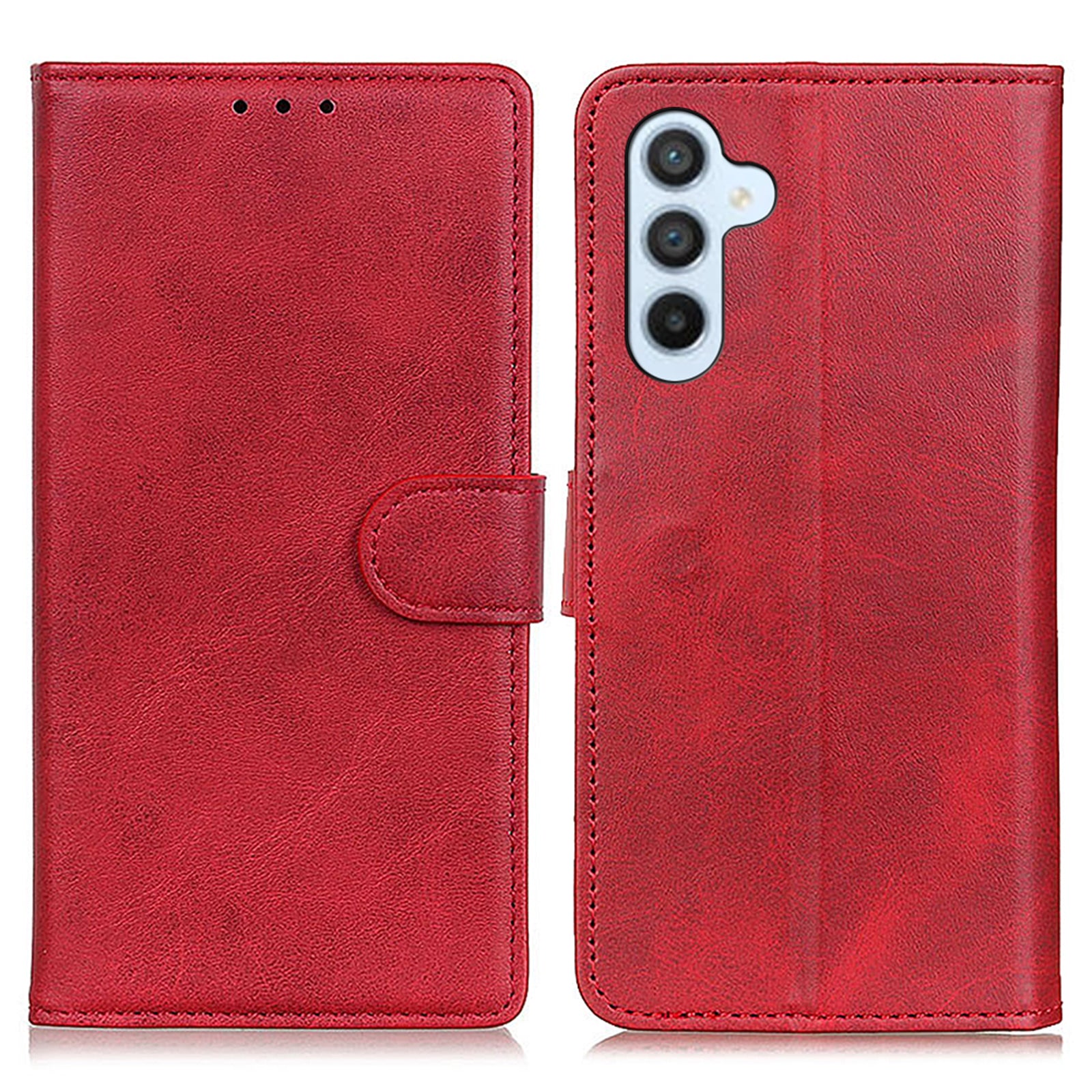 For Samsung Galaxy A24 4G PU Leather Wallet Case Cowhide Texture Stand Function Phone Cover
