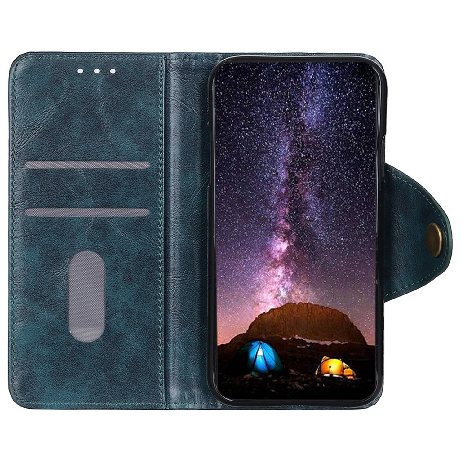 KHAZHEN For Honor X8a 4G PU Leather Case Wallet Design Textured Stand Protective Cover