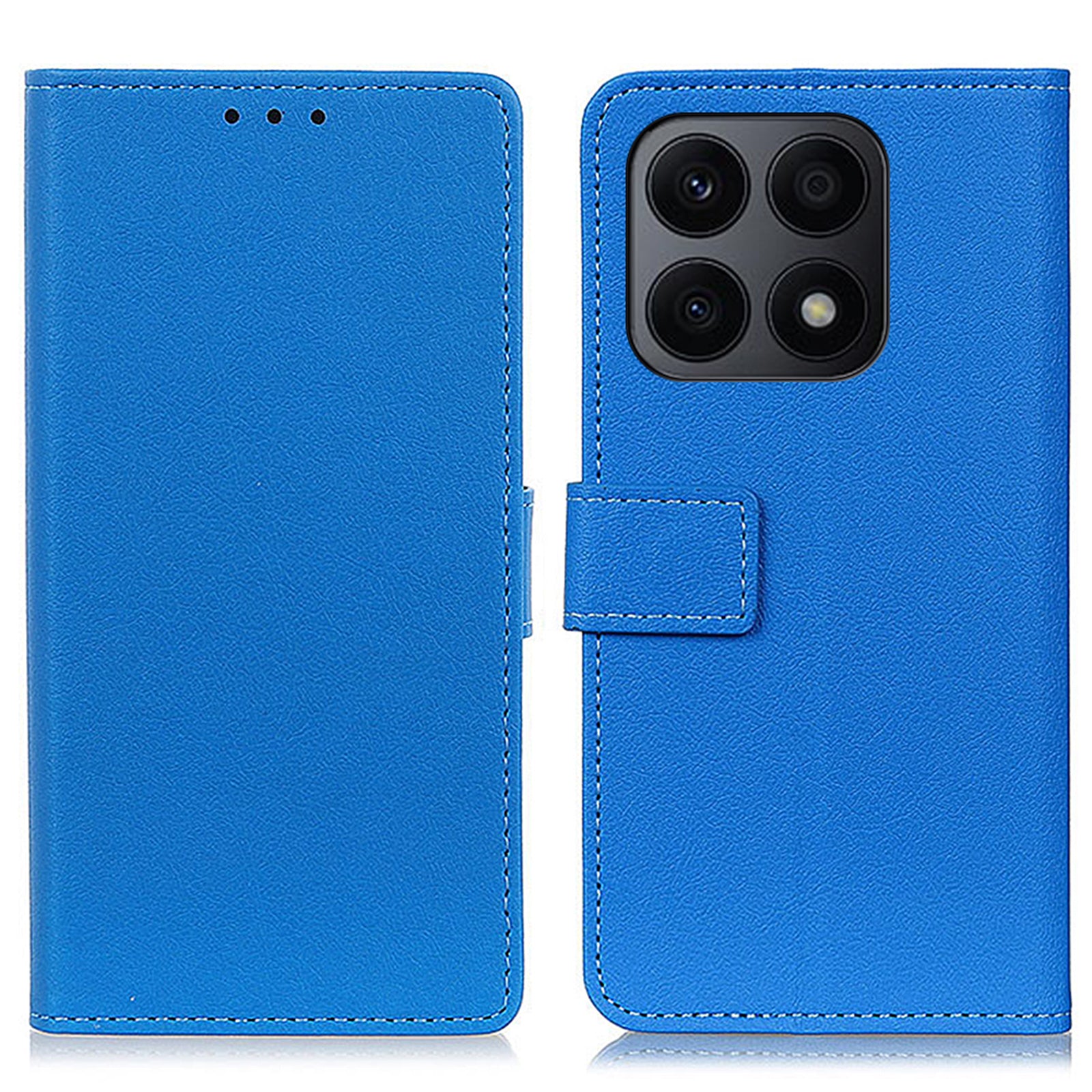 PU Leather Mobile Phone Case For Honor X8a 4G Magnetic Flip Holster Stand Wallet Cover