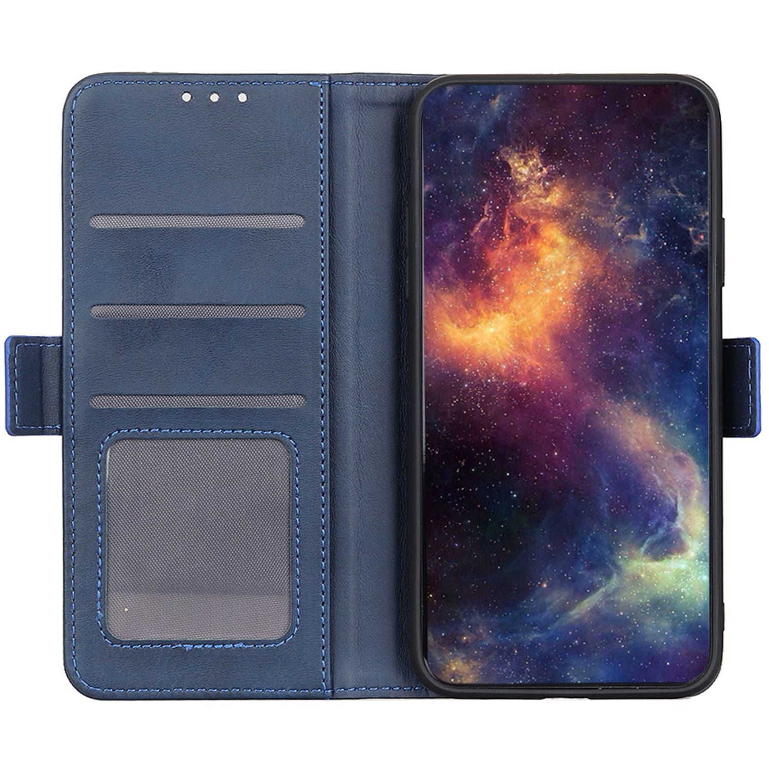 For Honor X8a 4G PU Leather Wallet Cover Cowhide Texture Flip Phone Case Stand