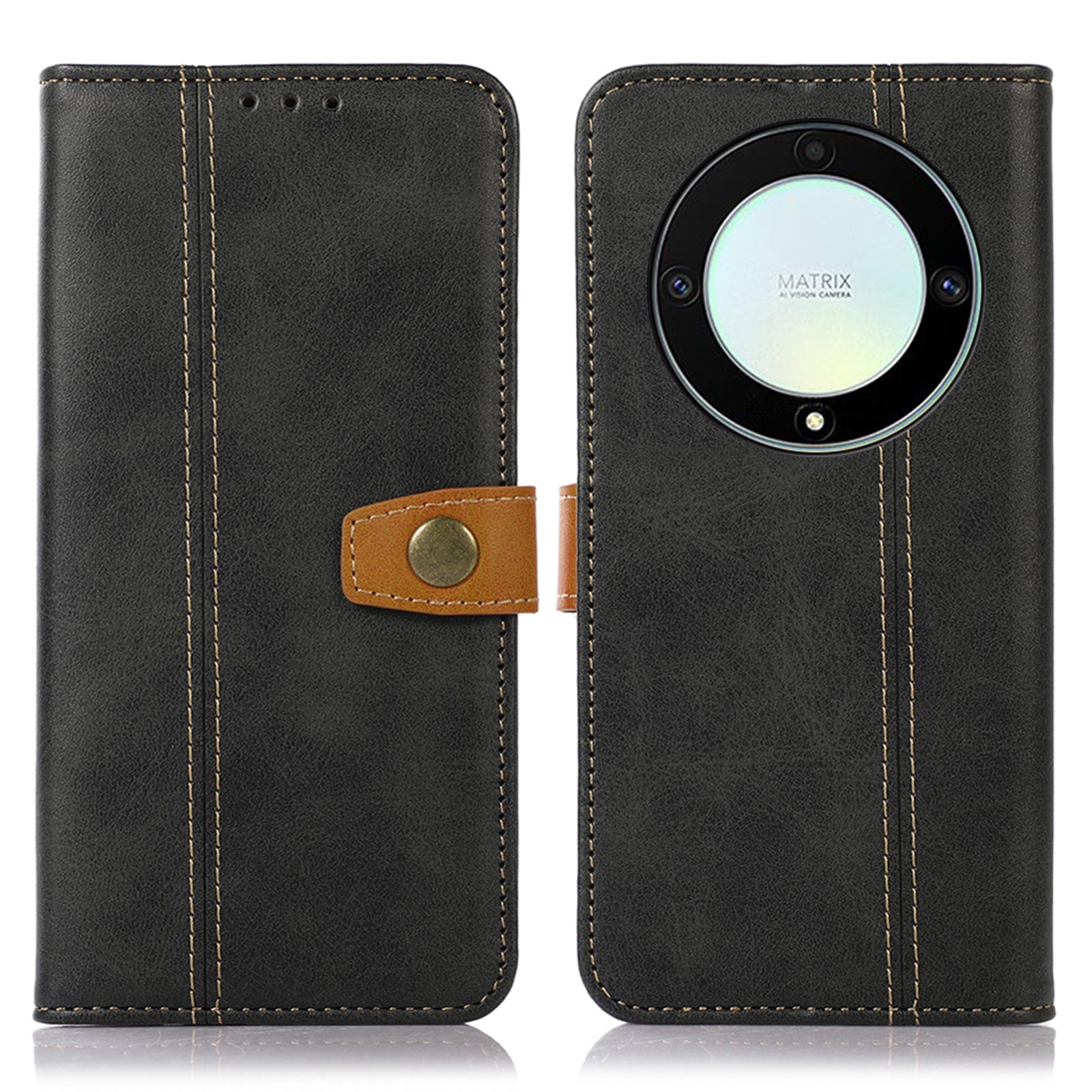 For Honor X9a 5G X40 5G Magic5 Lite 5G PU Leather Phone Case Calf Texture Stand Wallet Cover