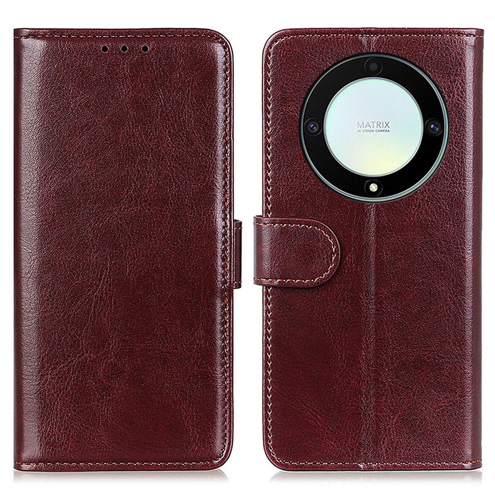 For Honor X9a 5G X40 5G Magic5 Lite 5G Stand Phone Case Crazy Horse Texture Wallet Phone Leather Cover