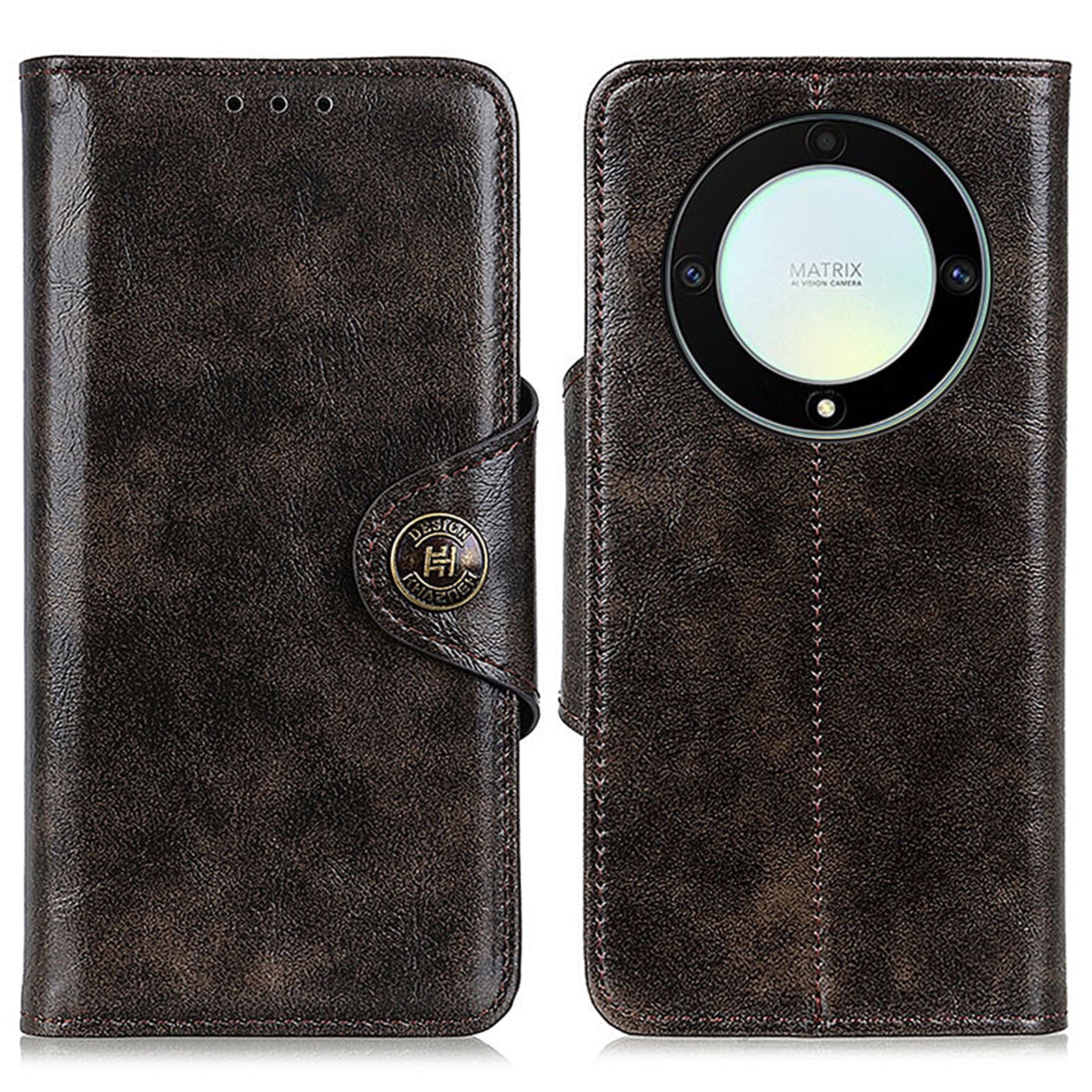 KHAZHEN For Honor X9a 5G X40 5G Magic5 Lite 5G Phone Cover PU Leather Wallet Stand Phone Case