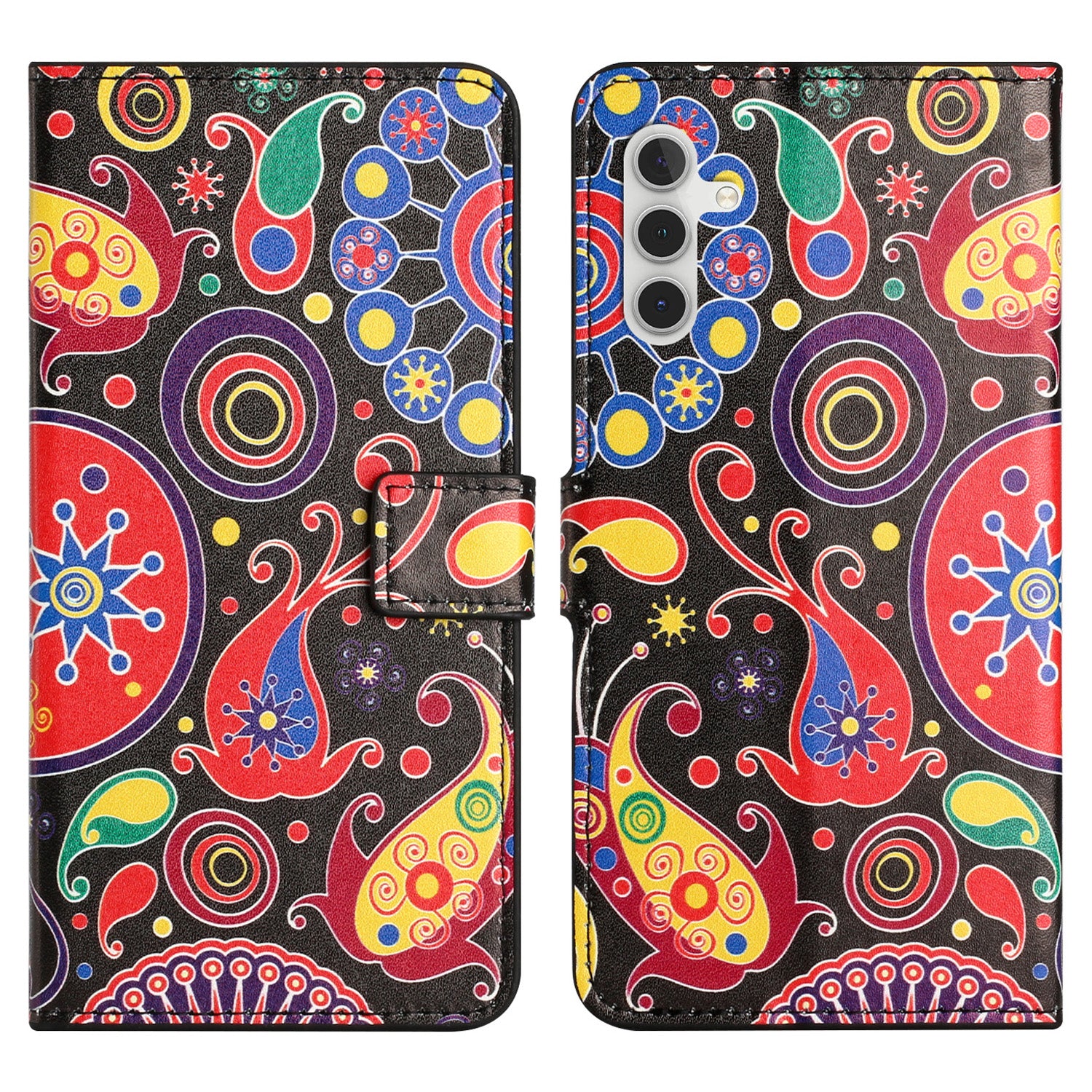For Samsung Galaxy A24 4G Phone Wallet Case Pattern Printing PU Leather Stand Smartphone Cover