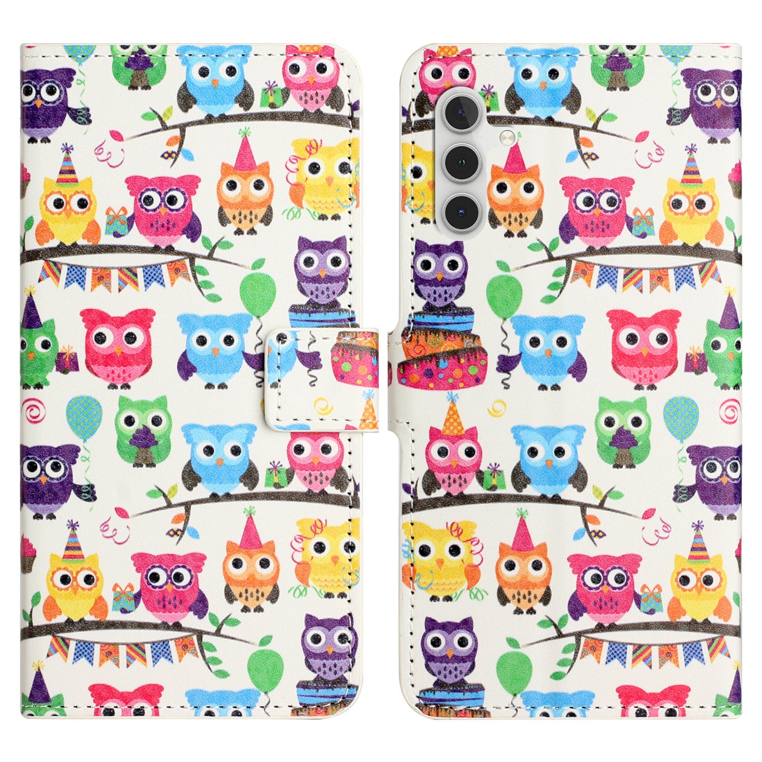 For Samsung Galaxy A24 4G Phone Wallet Case Pattern Printing PU Leather Stand Smartphone Cover