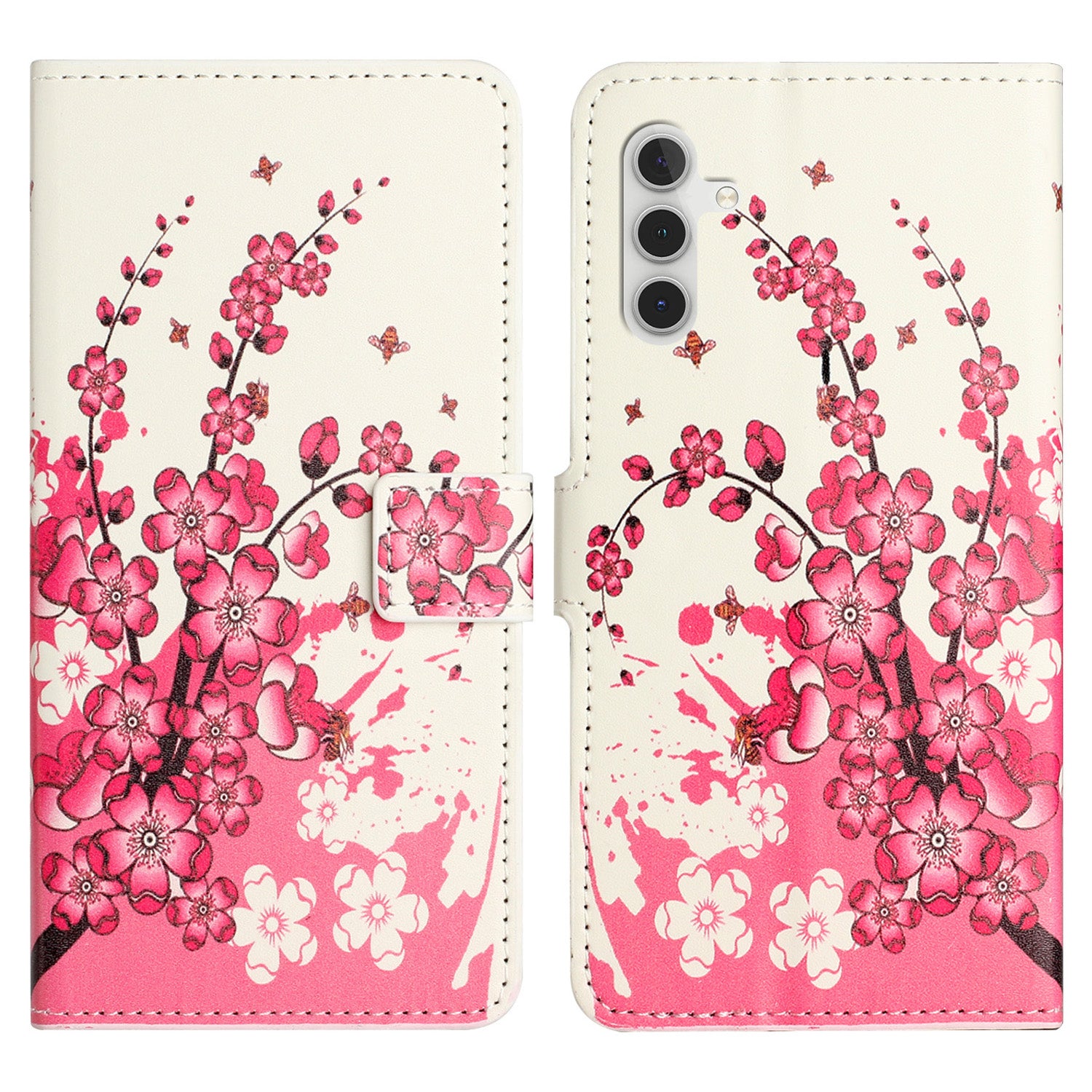 For Samsung Galaxy A24 4G Phone Wallet Case Pattern Printing PU Leather Stand Smartphone Cover