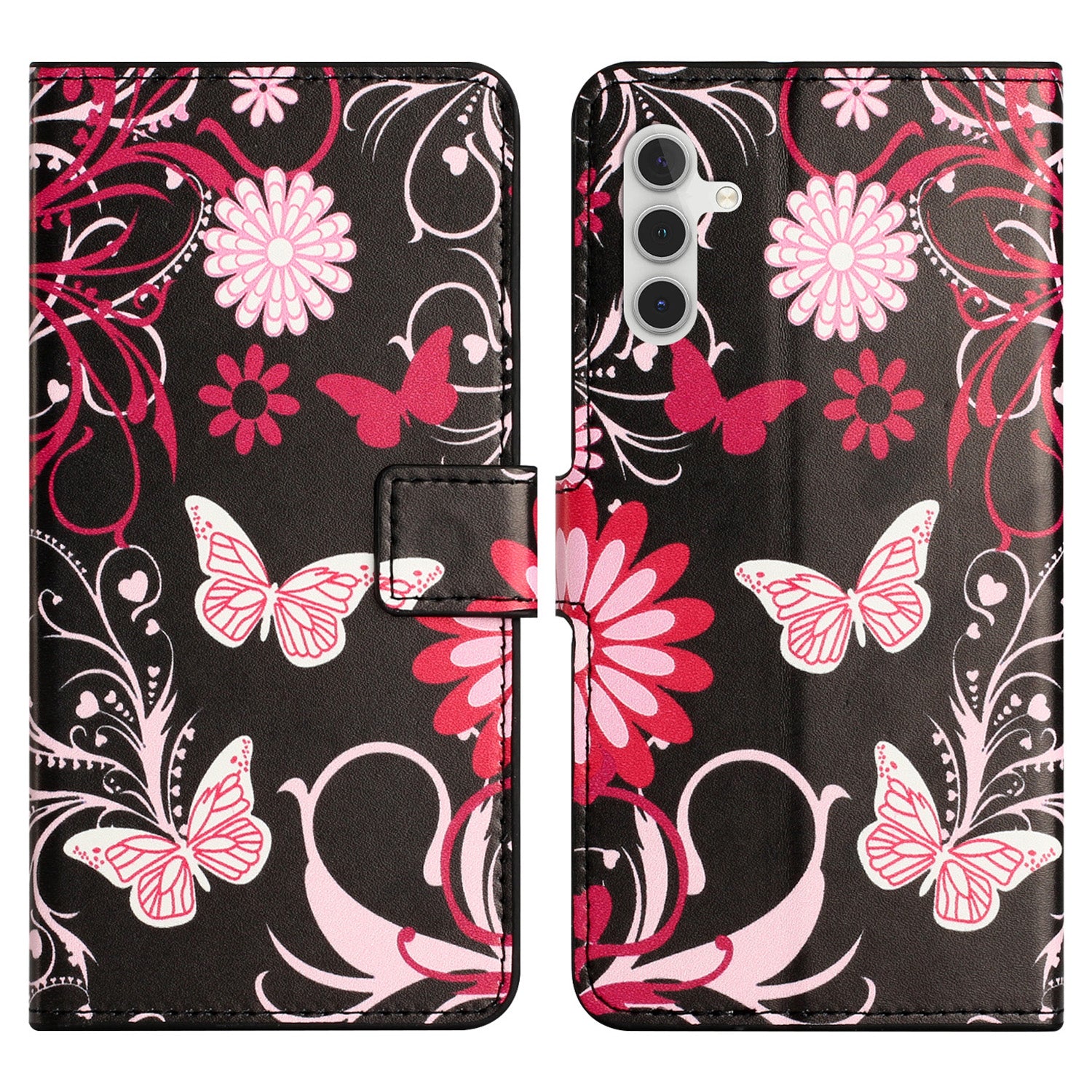 For Samsung Galaxy A24 4G Phone Wallet Case Pattern Printing PU Leather Stand Smartphone Cover