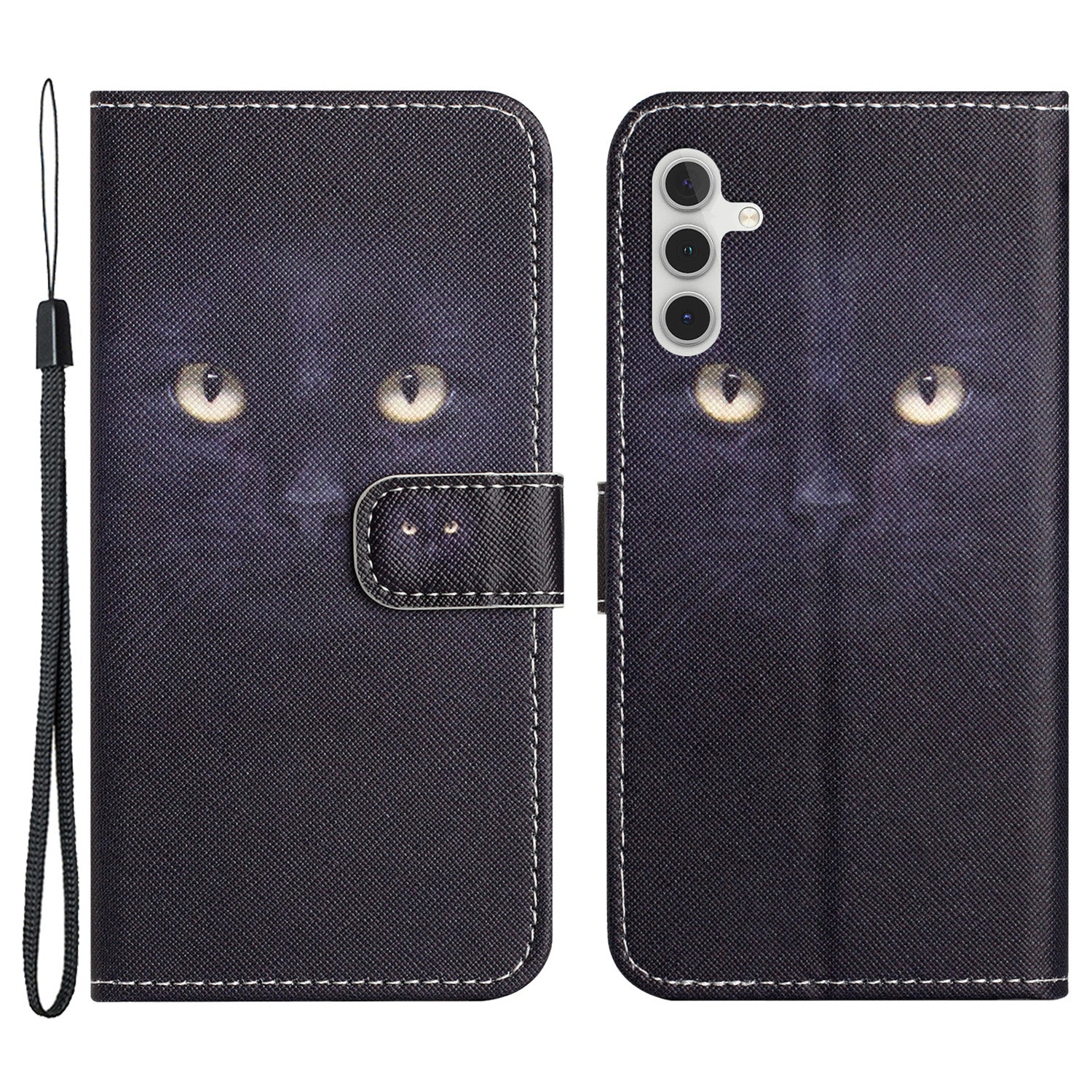 Pouzdro na peněženku pro Samsung Galaxy A24 4G 3D potisk vzoru Flip PU kožený stojánek kryt telefonu