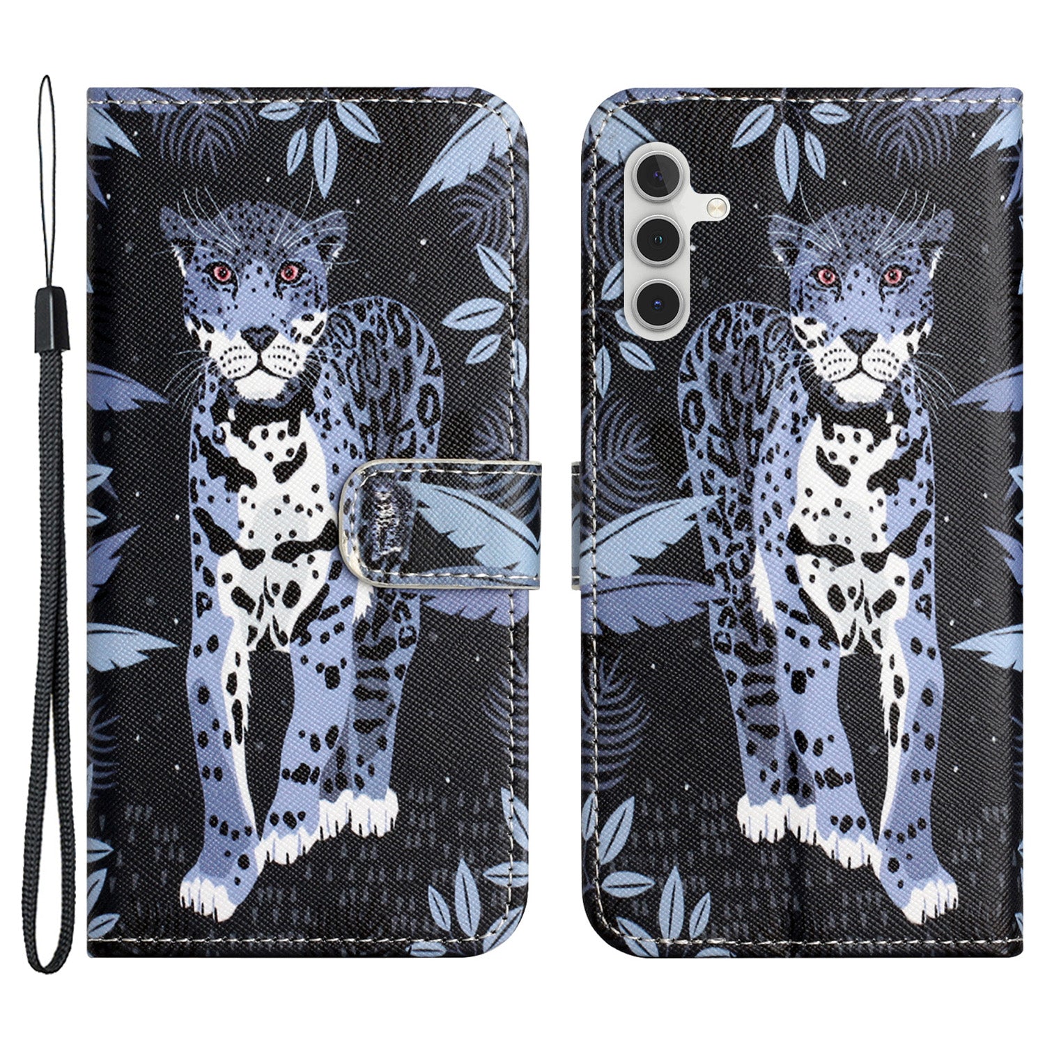 Pouzdro na peněženku pro Samsung Galaxy A24 4G 3D potisk vzoru Flip PU kožený stojánek kryt telefonu