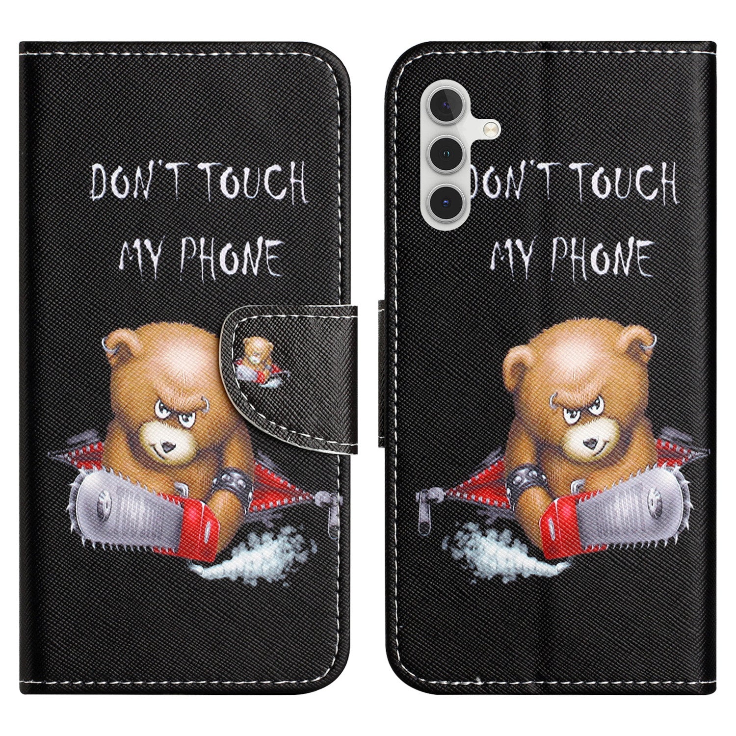 For Samsung Galaxy A24 4G Stand Phone Case Pattern Printing Wallet Phone Leather Cover