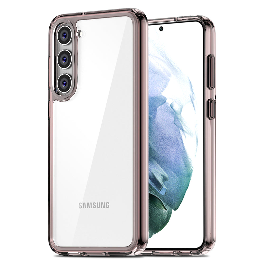 IPAKY Diamond Series for Samsung Galaxy S23 High Transparency Drop-proof PC TPU Cover Phone Protective Case