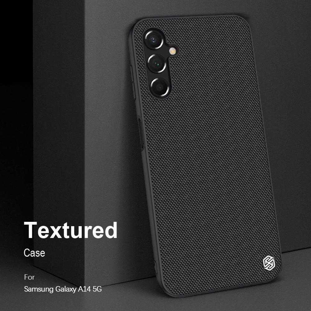 NILLKIN For Samsung Galaxy A14 5G Nylon Fiber Texture PC + TPU Case Fall Proof Phone Cover