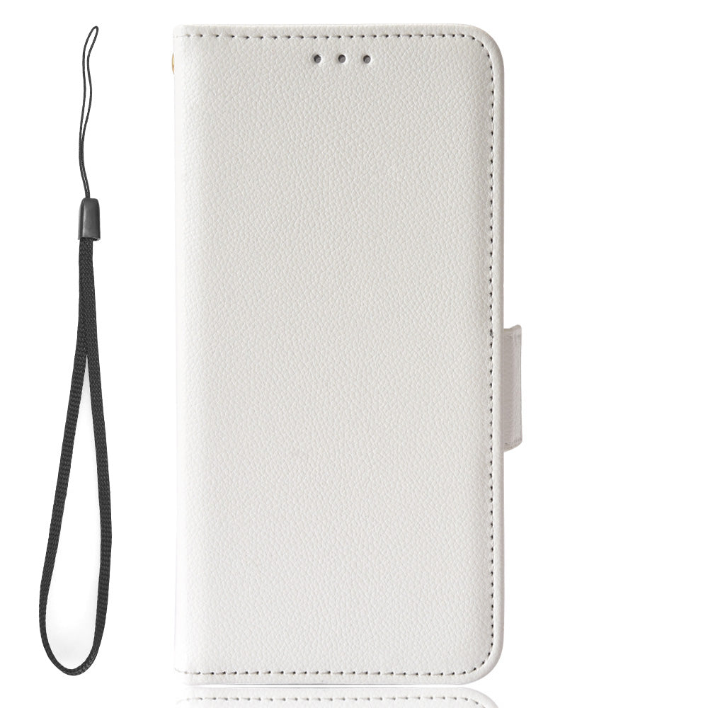For Motorola Moto E13 4G Phone Case Wallet Stand Litchi Texture PU Leather Dual Magnetic Clasp Phone Cover