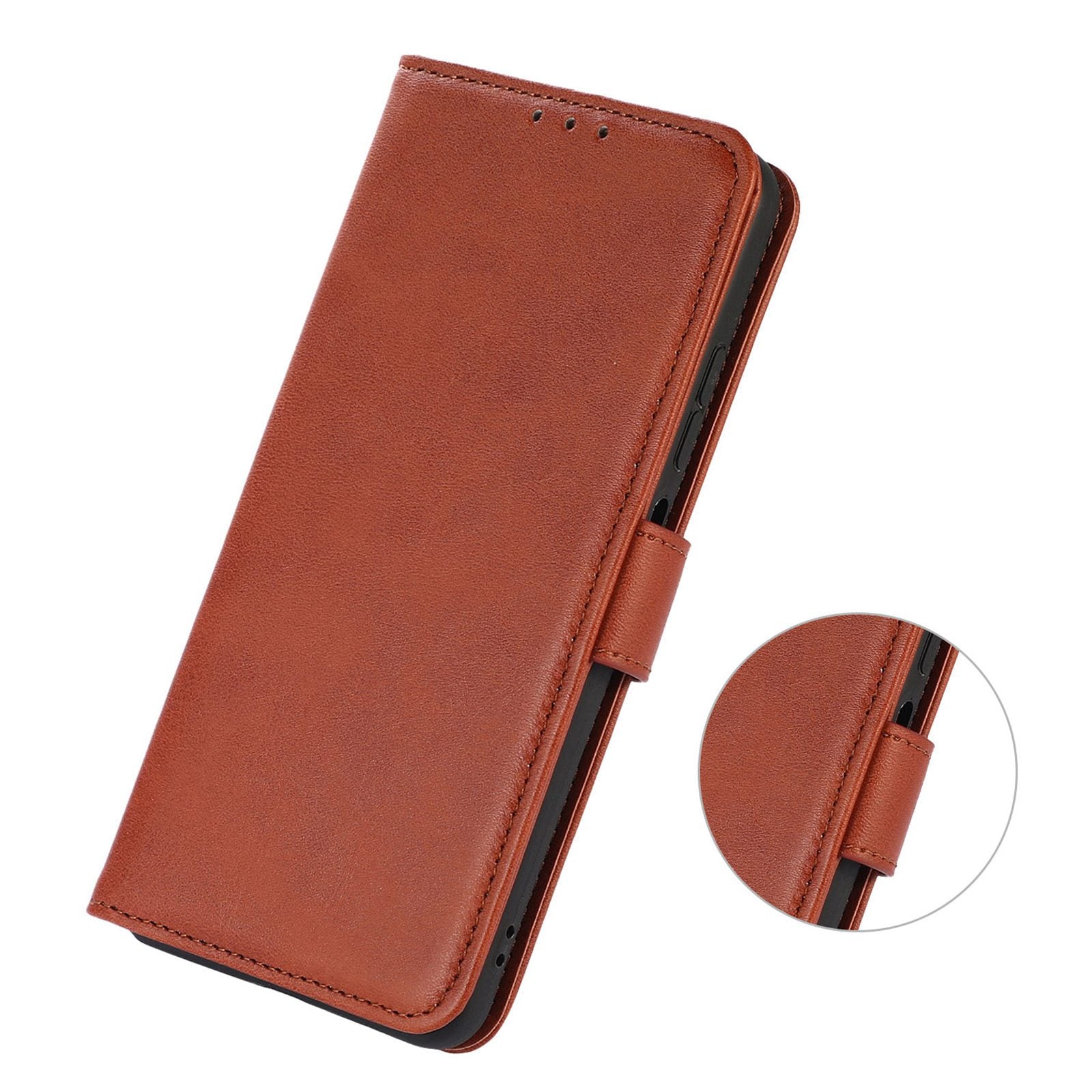 For Samsung Galaxy A24 4G Cowhide Texture Full Protection Phone Case PU Leather Stand Wallet Phone Cover