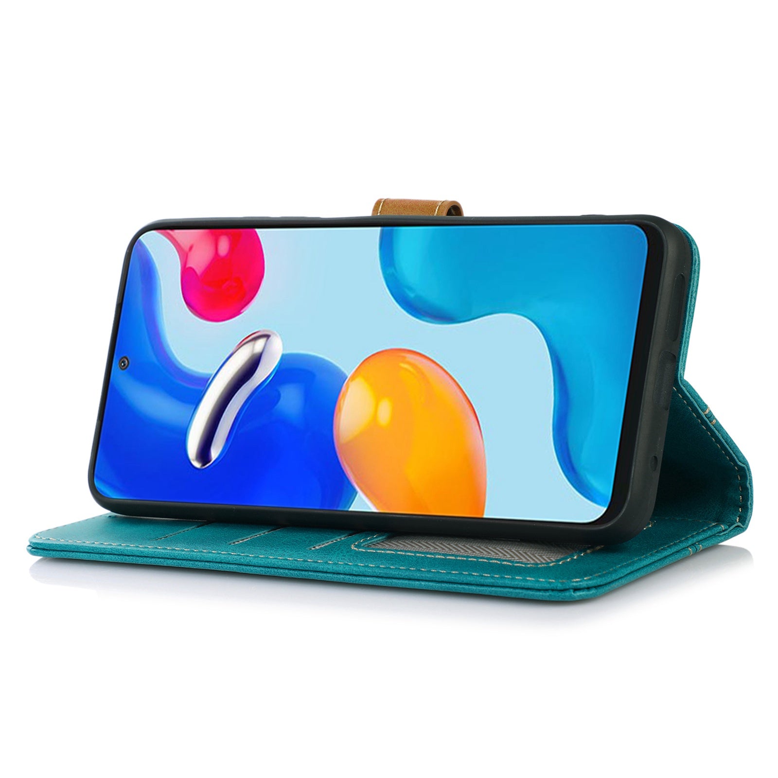 Calf Texture Protective Phone Case for Samsung Galaxy A24 4G Stand Wallet Anti-scratch Mobile Phone Cover