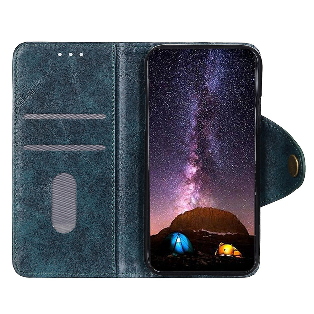 KHAZHEN PU Leather Phone Case For Samsung Galaxy A24 4G Wallet Textured Stand Protective Mobile Phone Cover