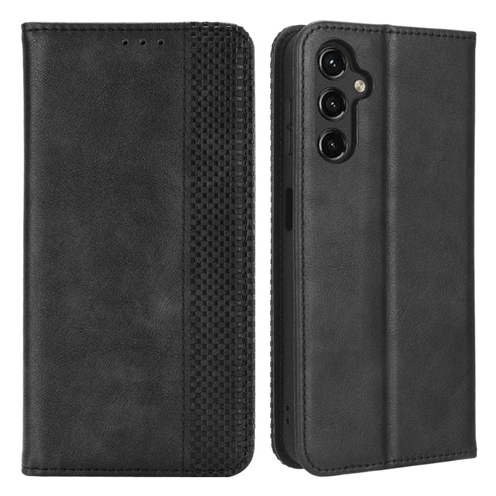 For Samsung Galaxy A14 4G Retro Texture Wallet Leather Stand Mobile Phone Case Phone Cover