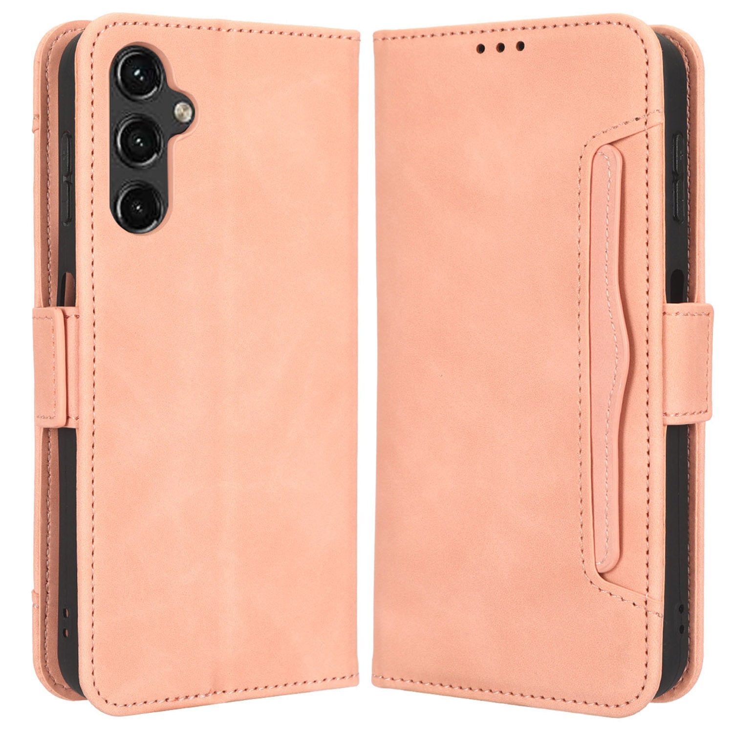 For Samsung Galaxy A14 4G Wallet Protective Phone Case Multiple Card Slots PU Leather Phone Stand Cover