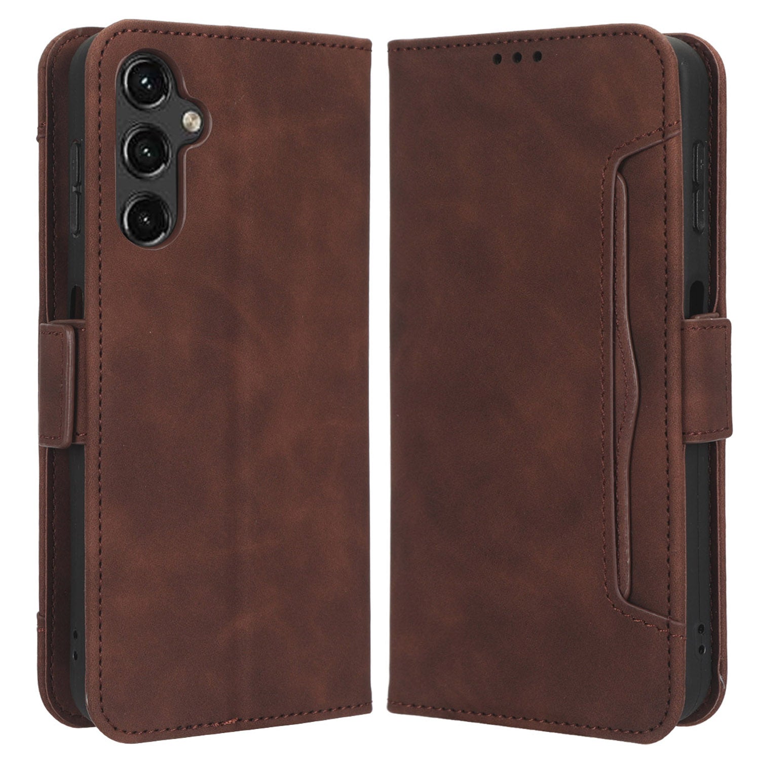For Samsung Galaxy A14 4G Wallet Protective Phone Case Multiple Card Slots PU Leather Phone Stand Cover