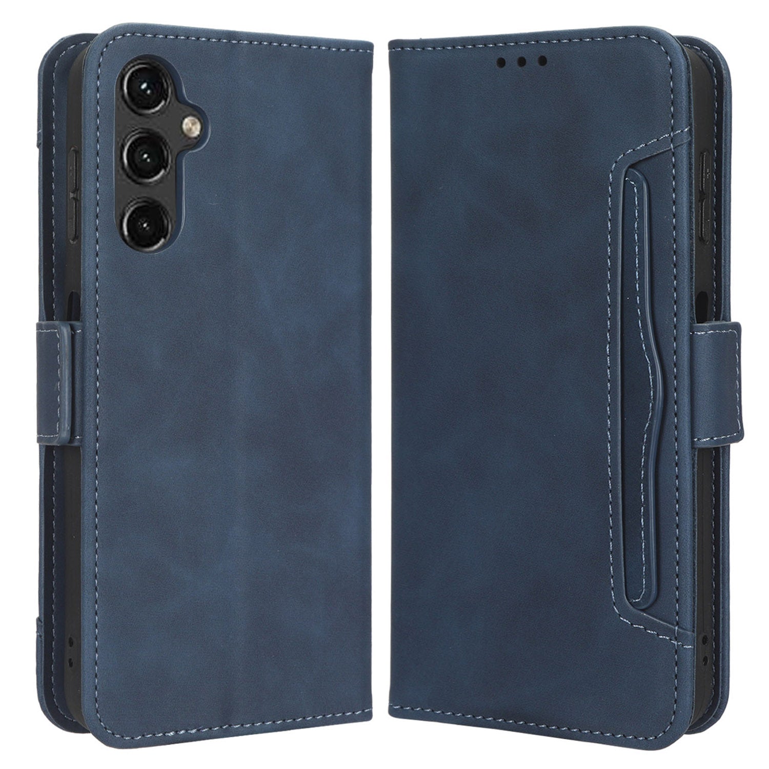 For Samsung Galaxy A14 4G Wallet Protective Phone Case Multiple Card Slots PU Leather Phone Stand Cover