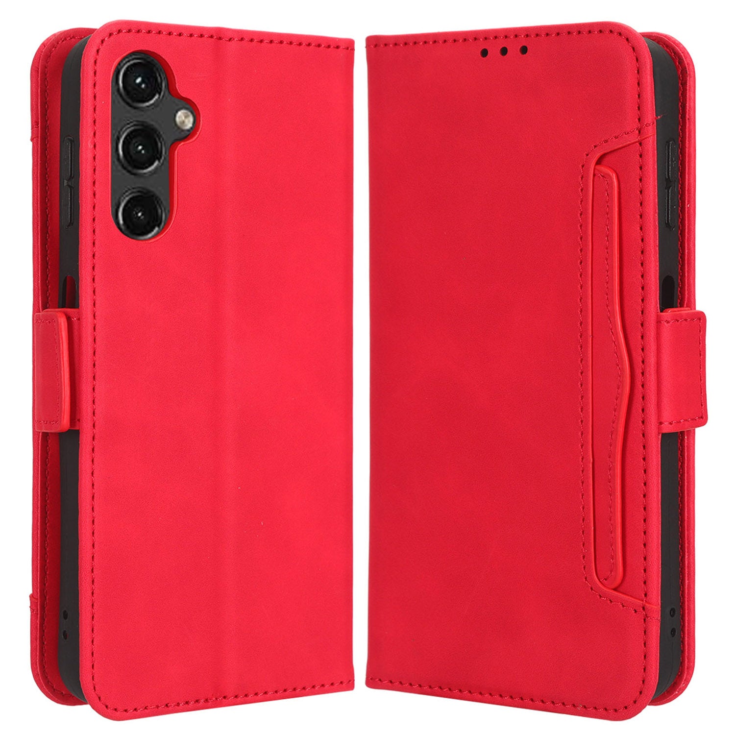 For Samsung Galaxy A14 4G Wallet Protective Phone Case Multiple Card Slots PU Leather Phone Stand Cover