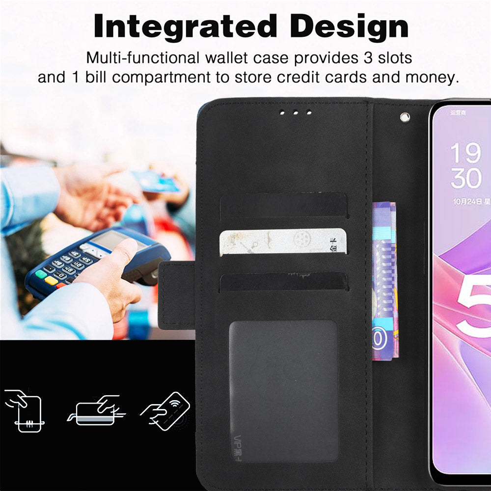 For Samsung Galaxy A14 4G Wallet Protective Phone Case Multiple Card Slots PU Leather Phone Stand Cover