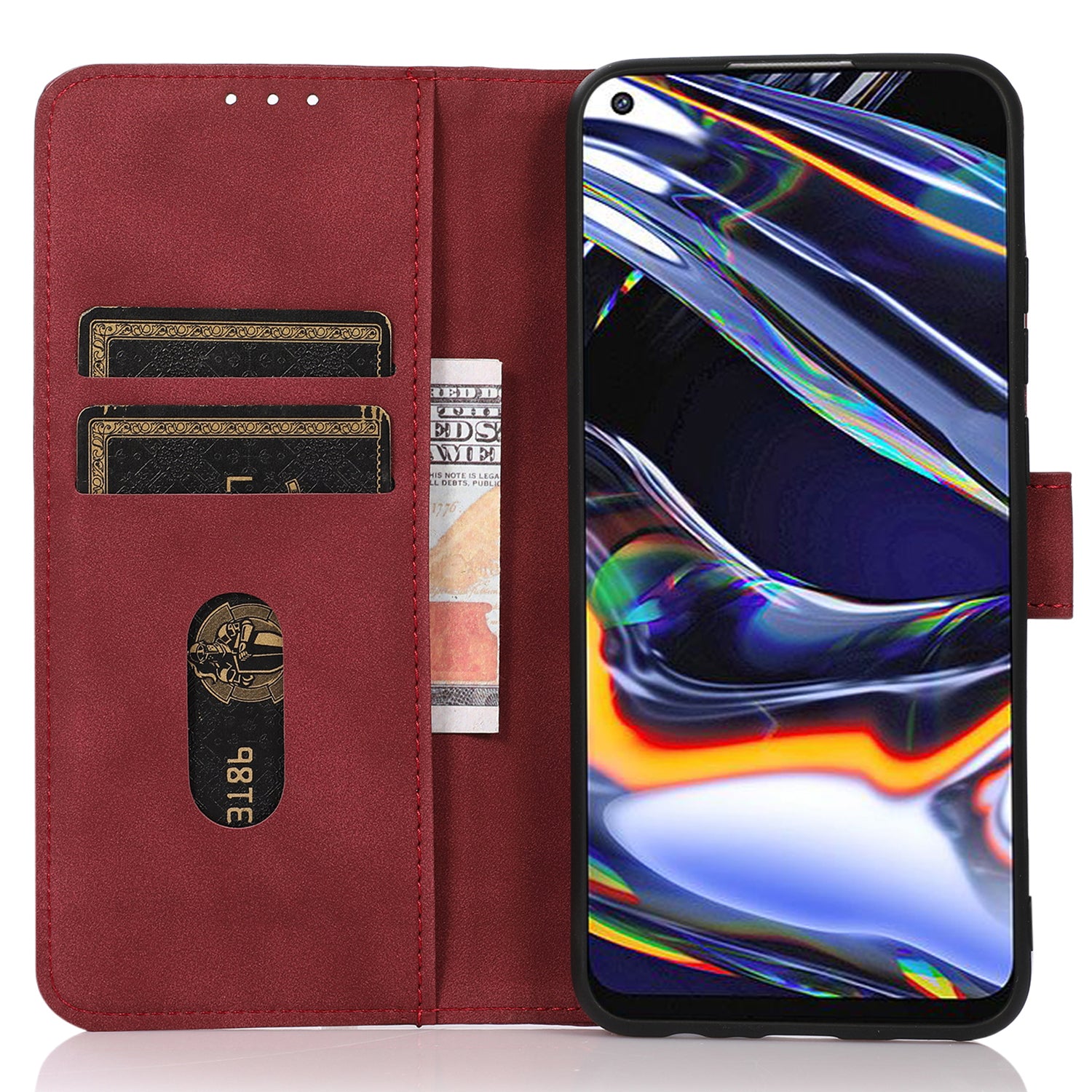 KHAZNEH For Xiaomi Redmi 12C 4G 11A 4G Flip Leather Phone Case Textured Anti-scratch Phone Cover Stand Wallet