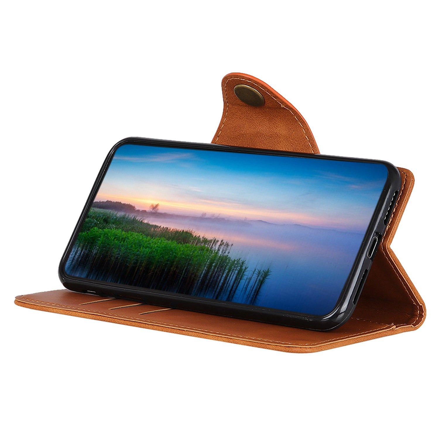 Full Protection Phone Cover For OnePlus Ace 2 5G 11R 5G Brass Buckle Flip Leather Phone Case with Stand Wallet