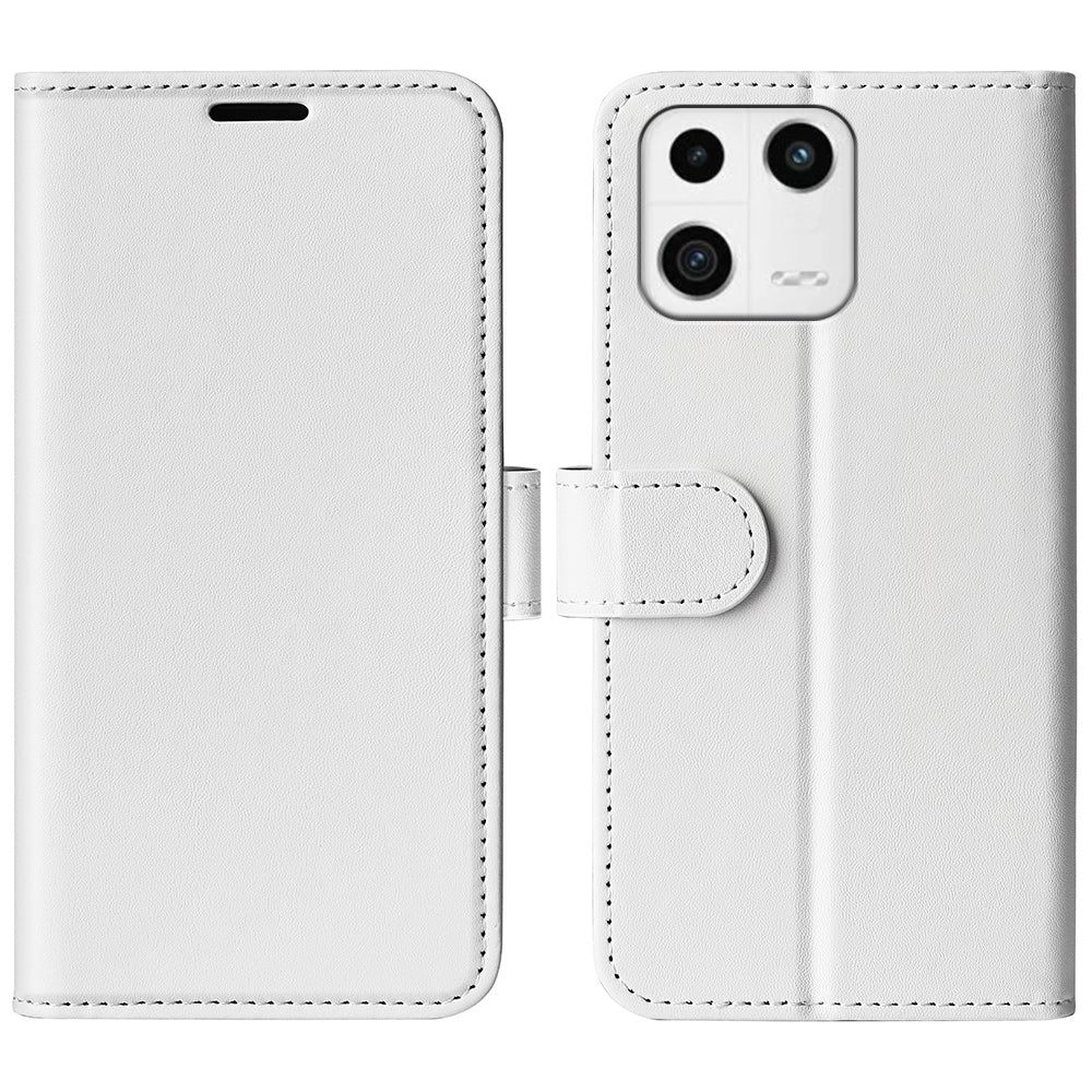 For Xiaomi 13 5G Phone Case Crazy Horse Texture Leather Flip Stand Wallet Shockproof Cell Phone Cover