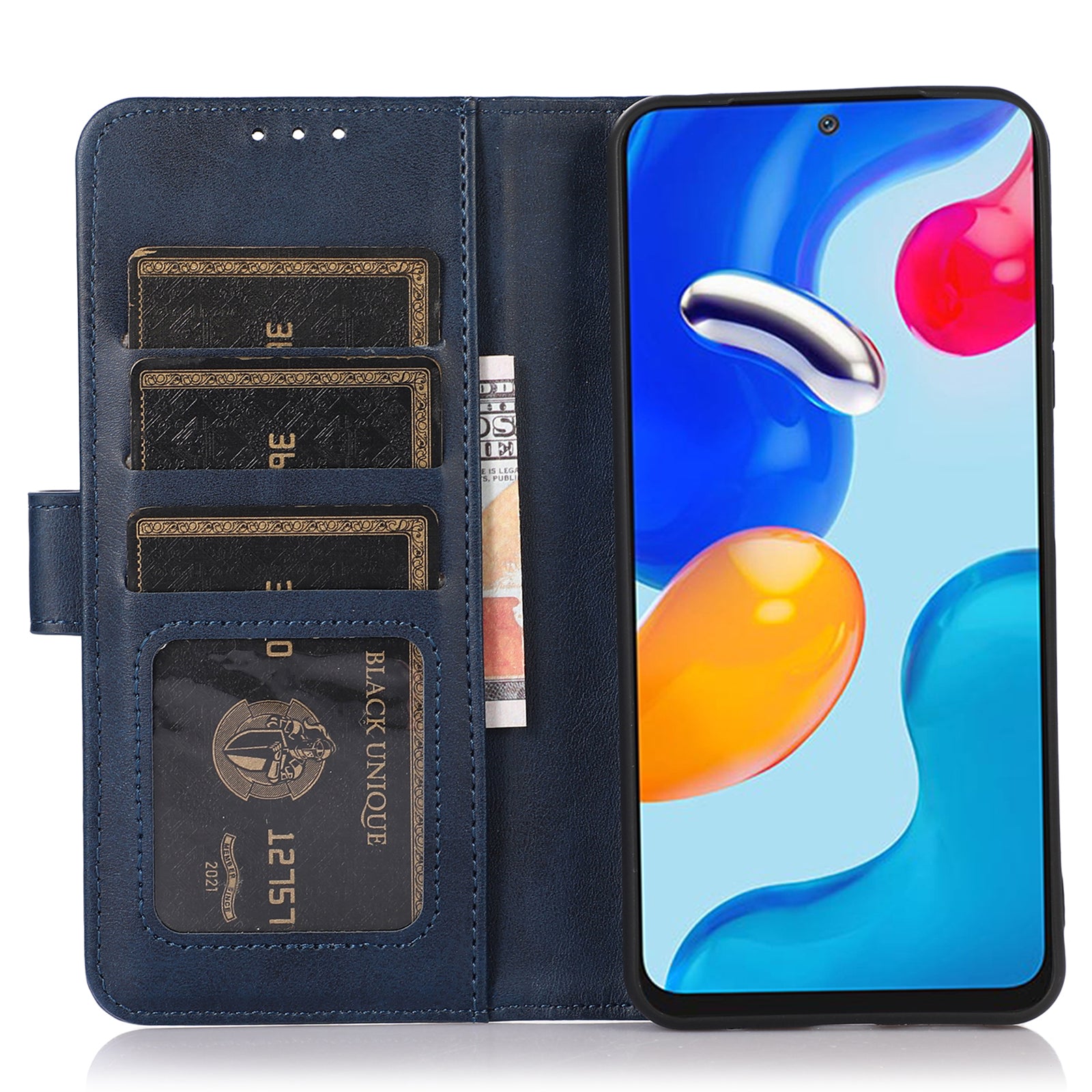 PU Leather Phone Cover For OnePlus Ace 2 5G 11R 5G Cowhide Texture Anti-scratch Cell Phone Case with Stand Wallet