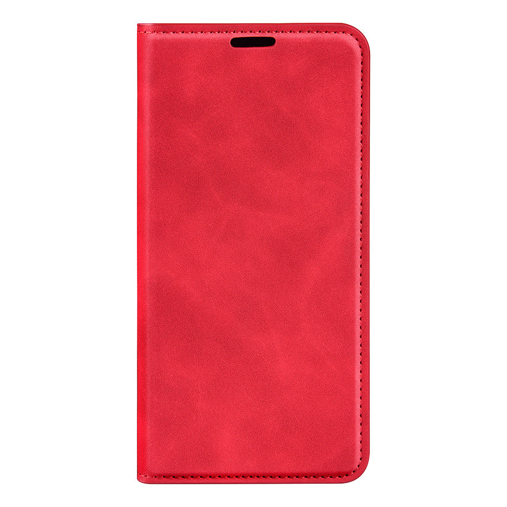 For Xiaomi 13 5G Magnetic Auto-absorbed Cell Phone Cover Stand Wallet Skin-friendly Anti-fall Leather Phone Case